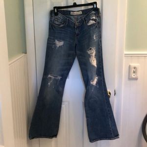 Hollistar flare jeans -low rise